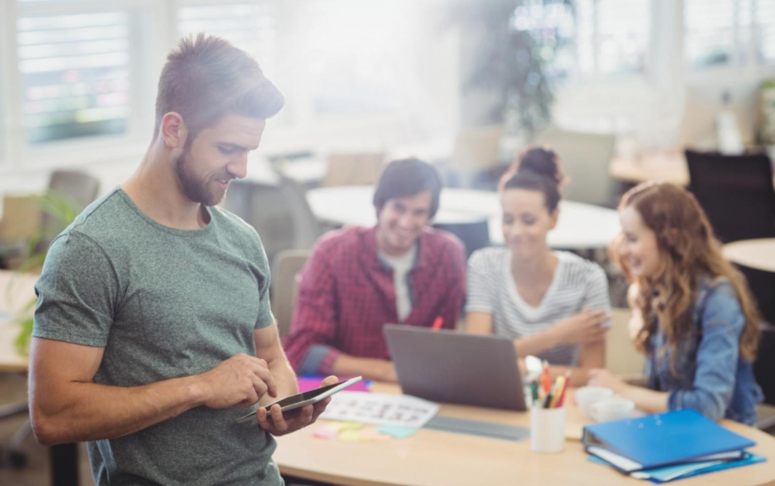 Équipe de formation en planification budgétaire pour entreprises